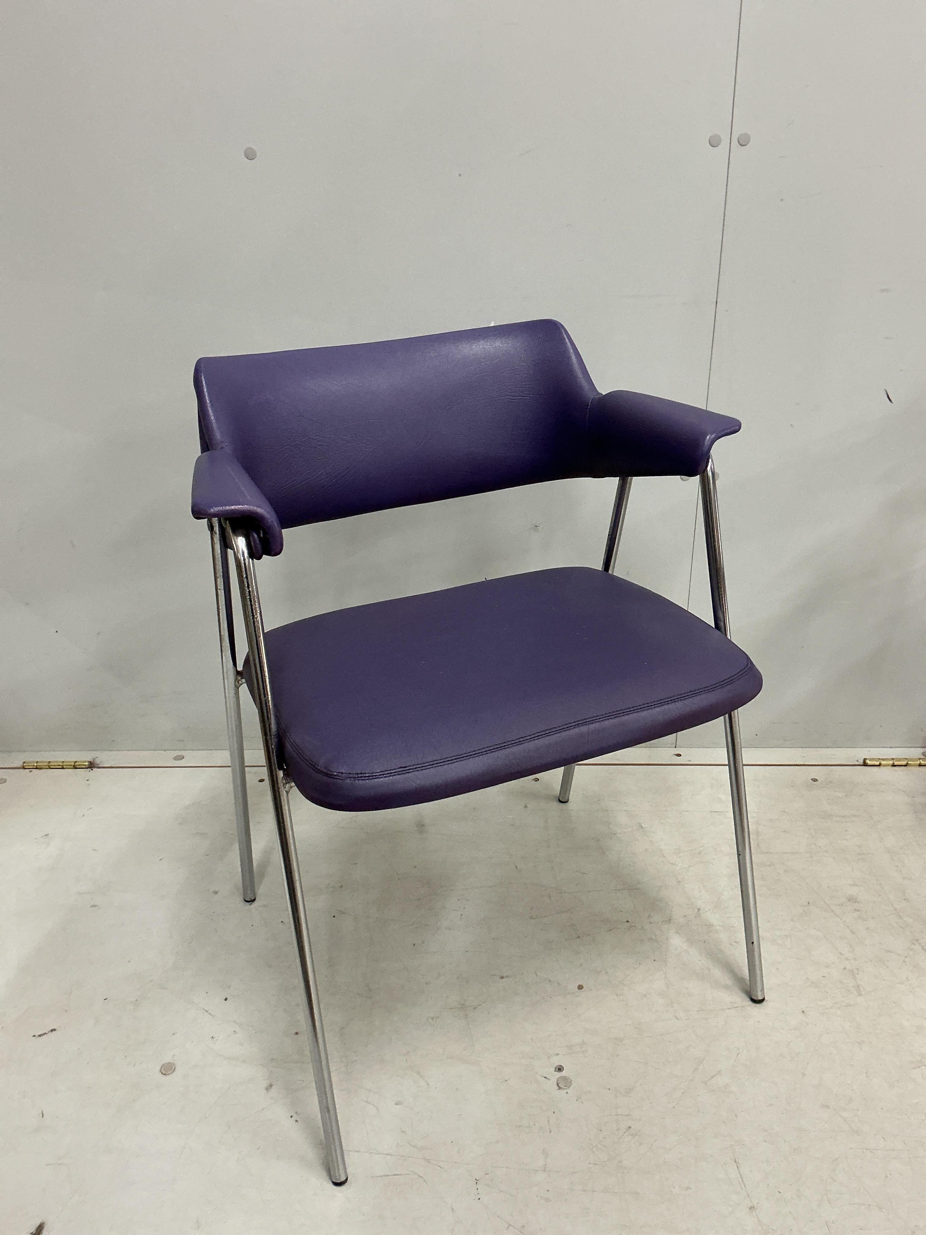 A pair of Ben chairs, width 57cm, depth 38cm, height 74cm